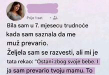 U trudnoći sam saznala za muževljevu prevaru, a onda mi je otac priznao nešto što nisam očekivala