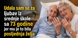 Udala sam se za ljubav iz srednje škole sa 73 godine jer mu je to bila posljednja želja