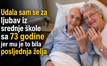 Udala sam se za ljubav iz srednje škole sa 73 godine jer mu je to bila posljednja želja