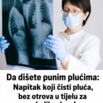 Da dišete punim plućima: Napitak koji čisti pluća, bez otrova u tijelu za nekoliko dana! (RECEPT)