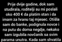 Prije dvije godine, dok sam studirala