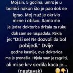 “Moj sin, 5 godina, umro je u bolnici nakon što je…”