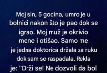 “Moj sin, 5 godina, umro je u bolnici nakon što je…”