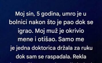 “Moj sin, 5 godina, umro je u bolnici nakon što je…”