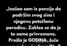 „Odbijam da nastavim da radim i nakon penzije kako bih izdržavao svog odraslog sina.“
