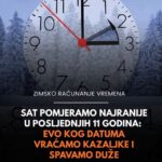 Sat pomjeramo najranije u posljednjih 11 godina: Evo kog datuma vraćamo kazaljke i spavamo duže