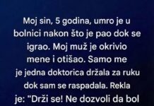 “Moj sin, 5 godina, umro je u bolnici nakon što je…”