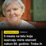 5 mesta na telu koja izazivaju miris starosti nakon 60. godine: Treba ih prati svaki dan