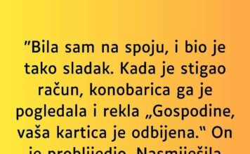 “Bila sam na spoju, i bio je tako sladak ali…”