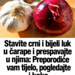 Stavite crni i bijeli luk u čarape i prespavajte u njima: Preporodiće vam tijelo, pogledajte i kako