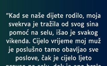 KAD SE NAŠE DIJETE R0DIL0, M0JA SVEKRVA JE…