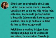 ČULA SAM MUŽA KAKO U 2 UJUTRU GOVORI DA ĆE ME OSTAVITI ONDA SAM POGLEDALA NJEGOV TELEFON