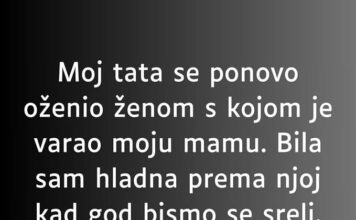 M0J TATA SE PON0VO OŽENIO ŽENOM S KOJOM JE VARAO MOJU MAMU..