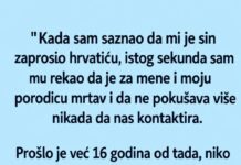 ODREKAO SAM SE SINA JER JE OŽENIO HRVATICU
