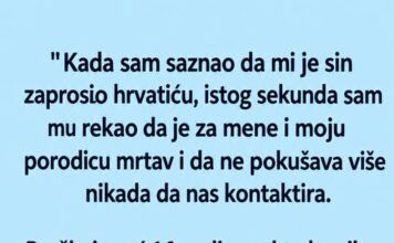 ODREKAO SAM SE SINA JER JE OŽENIO HRVATICU