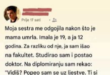 Imao sam 12 godina kada mi je umrla majka: Moja sestra je tada odustala od svojih snova da bi se brinula o meni