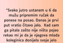 “Svako jutro ustanem u 6 da mužu pripremim ručak…” ❗
