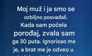 Počeo mi je porođaj, a muž je ignorisao svih 30 poziva: Kada se konačno javio, moj brat mu je rekao tri riječi koje su promijenile sve