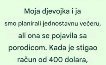 Mislio sam da upoznajem njenu porodicu — a zapravo sam bio pozvan da platim račun